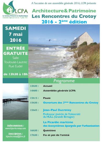 Affiche rencontres du crotoy 2016
